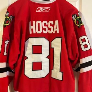 Chicago Blackhawks 2010 Stanley Cup Jersey Hossa 81